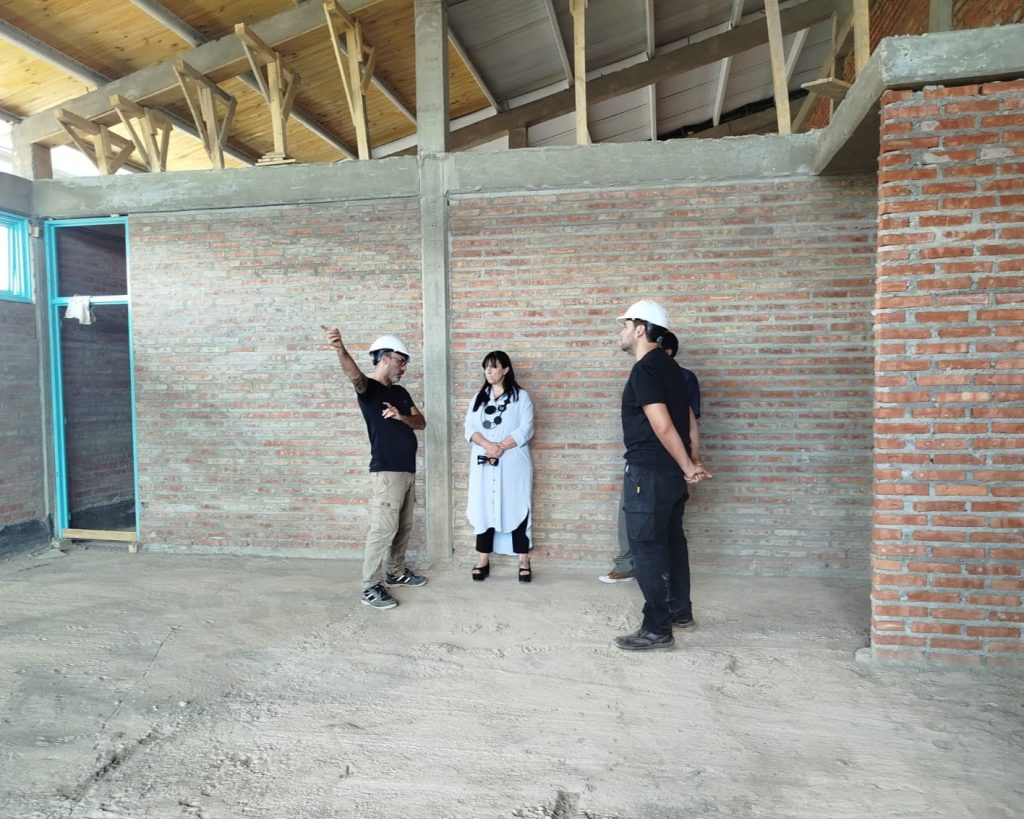 Recorrida Soledad obra de ampliación EPET 15 Zapala (5)